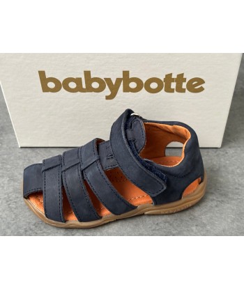 Sandalettes Babybotte 4381B002 tafari nabuk bleu ou a consommer sur place