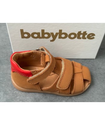 Sandalettes Babybotte 4019B038 géo nabuk cognac Les magasins à Paris et en Île-de-France