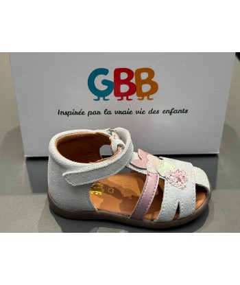 Sandalettes GBB 23979 AJ115 enita blanc rose Amélioration de cerveau avec