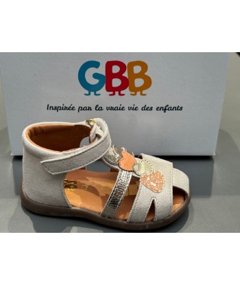 Sandalettes GBB 23978 AJ 115 enita beige or de pas cher