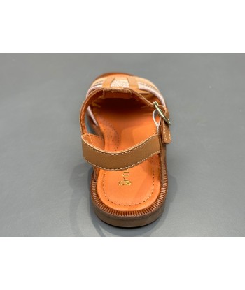 Sandalettes Babybotte 4549B038 kadaques texano cognac plus qu'un jeu 