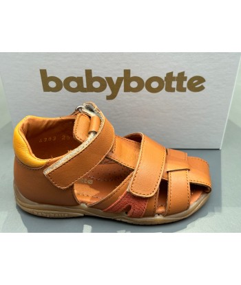 Sandalettes Babybotte 4383B161 titof texano cognac Paris Déstockage Promo