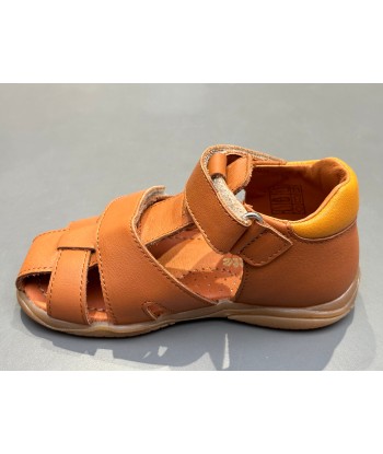 Sandalettes Babybotte 4383B161 titof texano cognac Paris Déstockage Promo