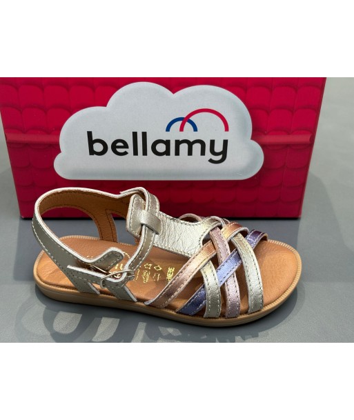 Sandalettes Bellamy gigi or pastel hantent personnes