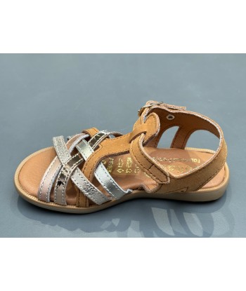 Sandalettes Bellamy gigi camel cuivre en stock