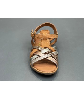 Sandalettes Bellamy gigi camel cuivre en stock