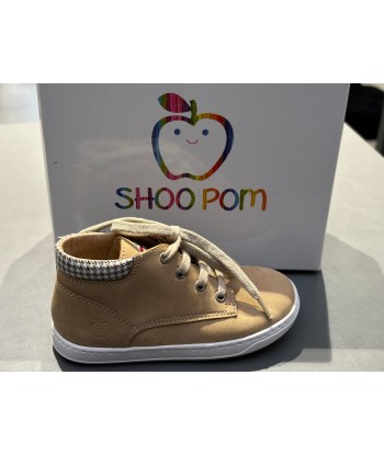 Bottines Shoo pom Bouba zip desert nubuck prince sand en stock