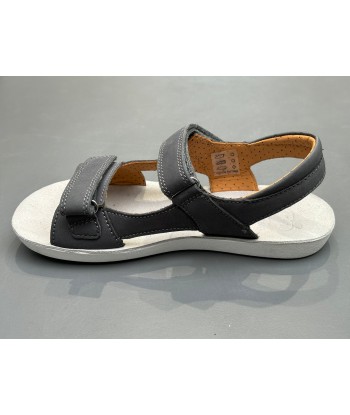 Sandalettes Shoo pom Goa boy scratch nubuck piombo soldes