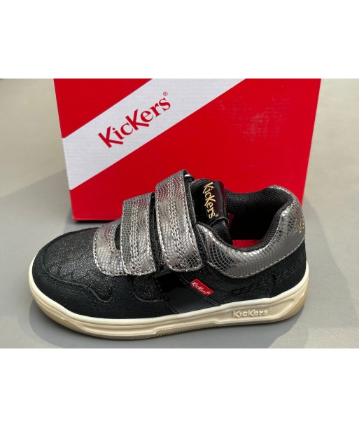 Baskets kickers kalido noir brillant Voir les baskets