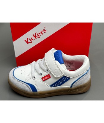 Baskets kickers Kouic blanc gris bleu Les magasins à Paris et en Île-de-France