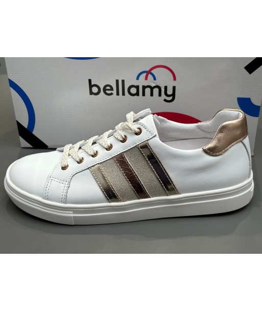 Chaussures basses Bellamy Okapi blanc cuivre Livraison rapide