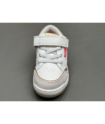 Baskets kickers kouic blanc argent or de la marque