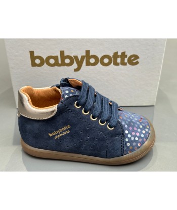 Bottines Babybotte 5017B203 Fasty zip Anaïs denim marine or H24 online