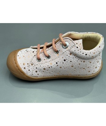 Bottines naturino cocoon suede dotted pink H24 en ligne des produits 