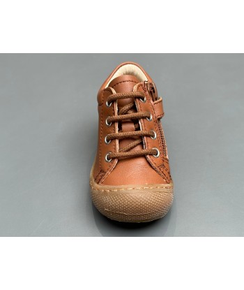 Bottines naturino cocoon zip nappa spazz sole honey cuoio camel H24 Pour