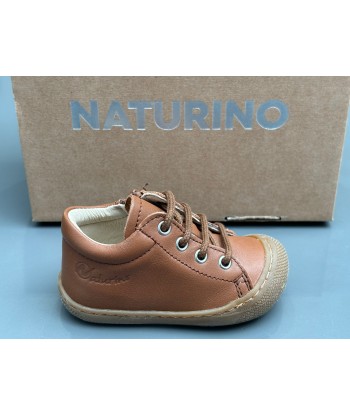 Bottines naturino cocoon zip nappa spazz sole honey cuoio camel H24 Pour