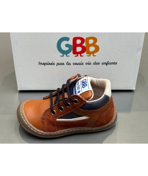 Bottines GBB 27459153 flexoo sport cognac sur le site 