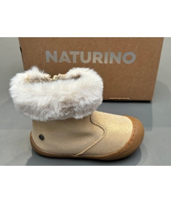 Boots naturino dordy Suède glitter lin wool platinium écru Les êtres humains sont 