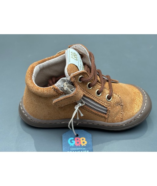 Bottines GBB 27459117AK611 flexoo cœur 44 camel pas chere