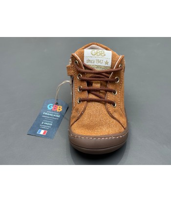 Bottines GBB 27459117AK611 flexoo cœur 44 camel pas chere