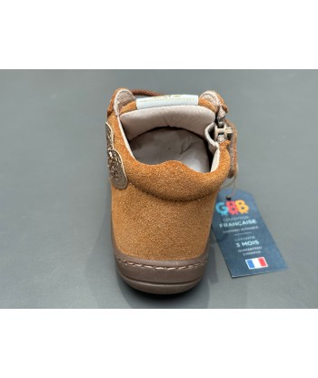 Bottines GBB 27459117AK611 flexoo cœur 44 camel pas chere