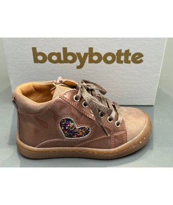 Bottines Babybotte 5111B116 33 Anto vernis rose français