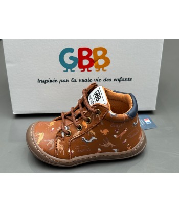 Bottines GBB 27491AK608 flexoo baby 54 camel imp animal à prix réduit toute l'année