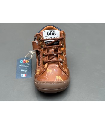 Bottines GBB 27491AK608 flexoo baby 54 camel imp animal à prix réduit toute l'année