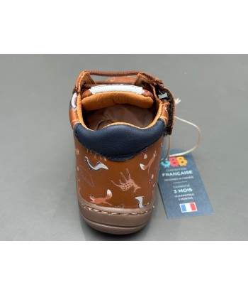 Bottines GBB 27491AK608 flexoo baby 54 camel imp animal à prix réduit toute l'année