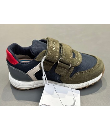 Chaussures basses Geox B453CA B alben green navy sur le site 