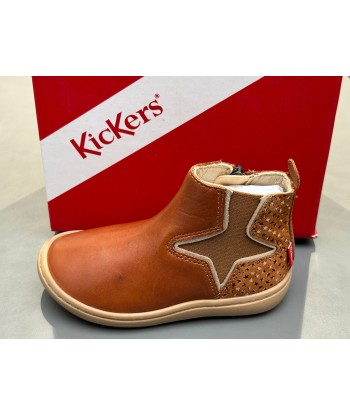 Boots kickers kick popstar camel etoiles de la marque