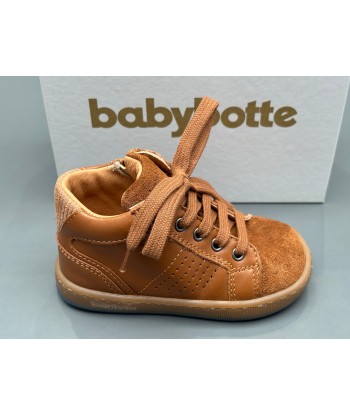 Bottines Babybotte 5076B038 4 favori zip texano cognac prix