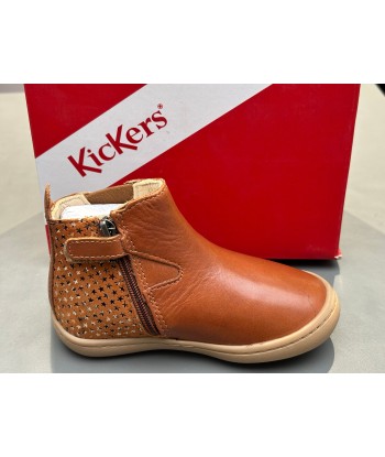 Boots kickers kick popstar camel etoiles de la marque