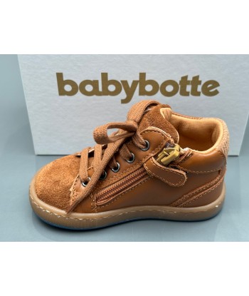 Bottines Babybotte 5076B038 4 favori zip texano cognac prix