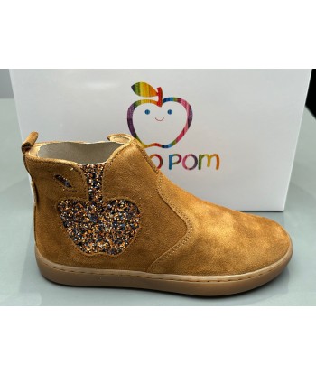 Boots Shoo pom play New Apple velours oily DK camel les muscles