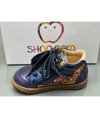 Bottines Shoo pom Bouba Connect glitter laminat navy acheter en ligne