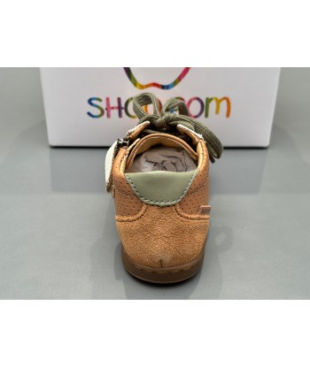 Bottines Shoo pom Bouba zip box velours light camel livraison gratuite