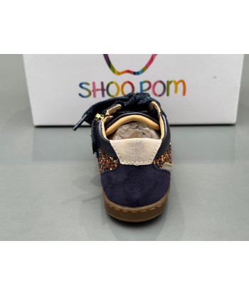 Bottines Shoo pom Bouba Connect glitter laminat navy acheter en ligne