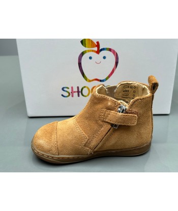 Boots Shoo pom Bouba Apple velours camel pas cher