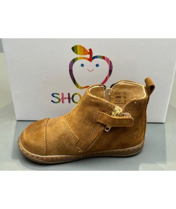 Boots Shoo pom Bouba New Apple velours DK camel pas cher chine