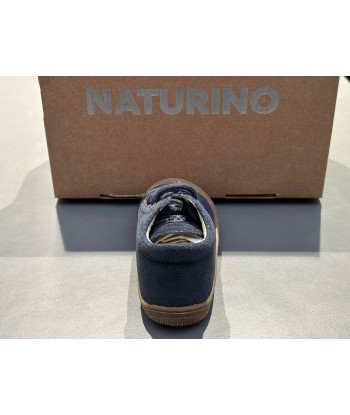 Bottines naturino cocoon Suède met dot blue destockage