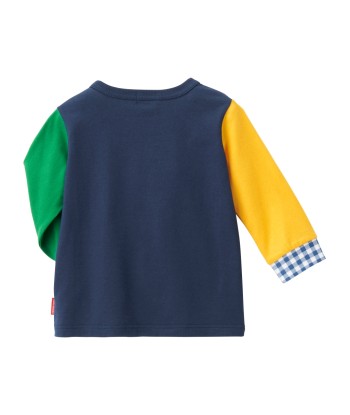 T-SHIRT MANCHES LONGUES PETITS CARREAUX COLORÉS Les êtres humains sont 