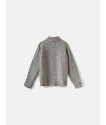 Cardigan en cachemire garçon gris chiné clair 50-70% off 