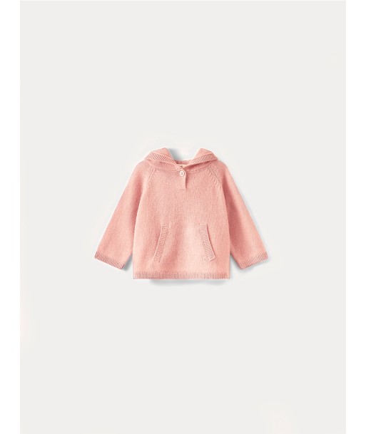 Pull en cachemire bébé rose fané Comparez plus de prix