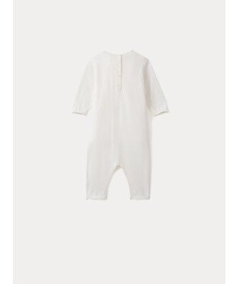 Combinaison coton bébé blanc lait chez Cornerstreet bien 