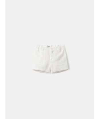 Short Academy blanc lait pas cher 