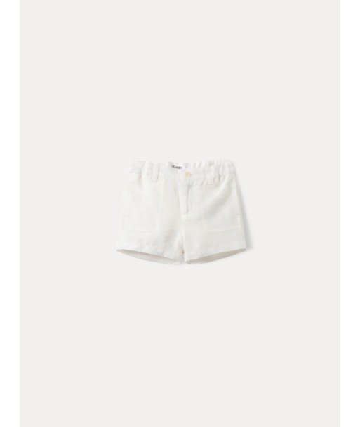 Short Academy blanc lait pas cher 