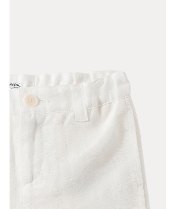 Short Academy blanc lait pas cher 