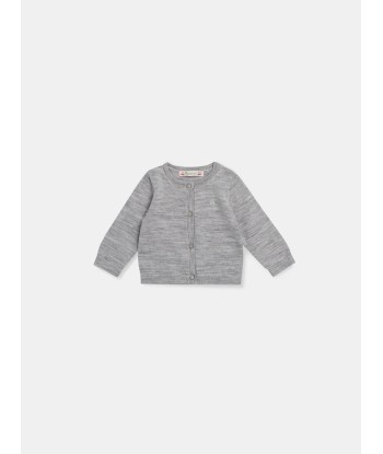 Cardigan laine gris clair Comparez plus de prix