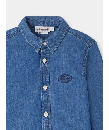 Chemise Golven en denim en linge